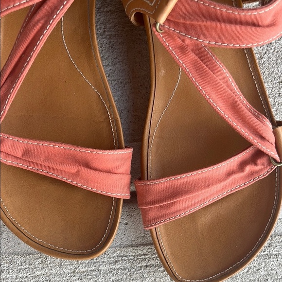 Timberland Earth Keeper Women's Sandals in Coral and Tan - Picture 5 of 9